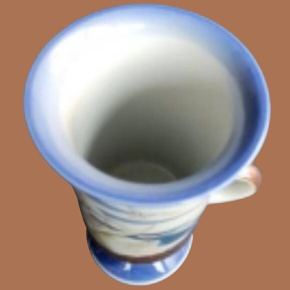 Vintage 1970s Flying Seagulls Otagiri Footed Irish Coffee Mug - Picture 3 of 5